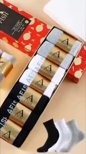 【Ship in 24H】袜子/socks  美足利运动袜7A抗菌防臭袜香薰艾草网眼透气中筒棉袜