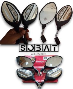 Spion LED sein bubut 3 jari spion led ori ahm tangkai pendek beat dan vario
