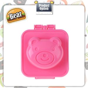 Acuan Telur Boiled Egg Mold Rice Mould Cartoon Bento Maker Rice Mold Bento Accessories 便当饭团鸡蛋模具 - KW09