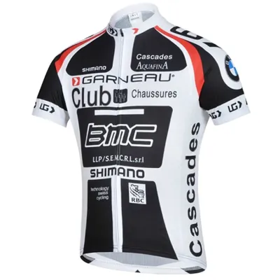 ชุดปั่นจักรยาน BMC สีดำและสีขาว ใหม่