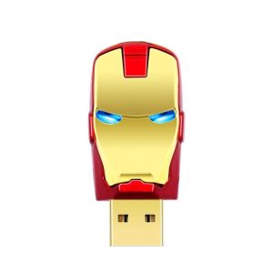 USB 3.0 Pendrive Model Iron Man Flash Drive Capacity 2TB Data Storage Flash Disk Thumb Drive Memory Stick Gift