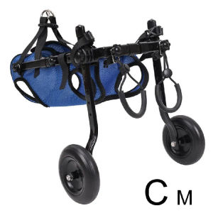 Pet Dog Wheelchair Rehabilitation Car Cart Walking Assistance Booster for Dog Hind Leg Support