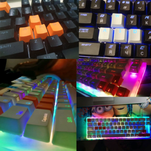 Bàn phím phát sáng Keycaps phù hợp cho Cherry MX Thiết bị chuyển mạch WASD/ESC/Hướng cho key cap 9 cái Bàn phím chơi game cơ cho