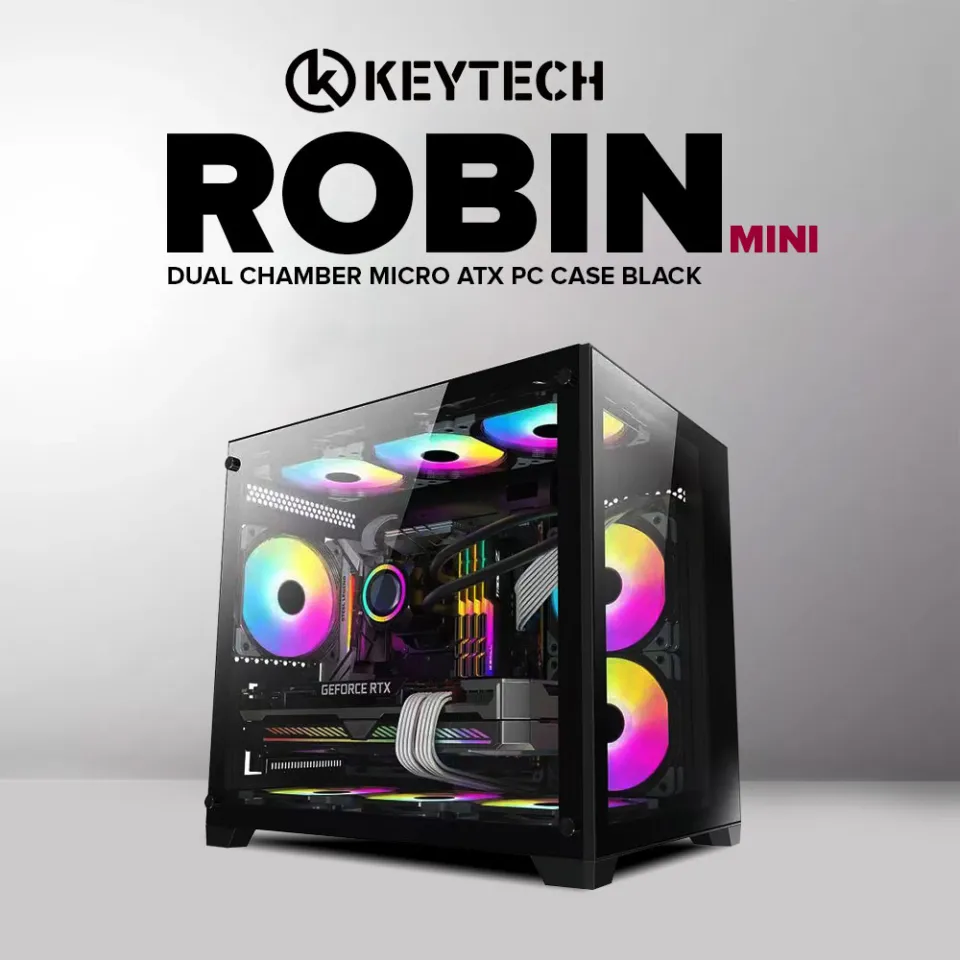 Keytech Robin Mini Micro Desktop Case EasyPC Keytech Robin Mini