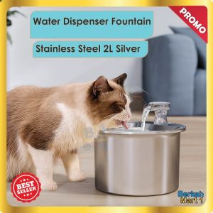 Water Dispenser Fountain Tempat Air Minum Kucing Anjing 2L - FT333 - FILTER 6 PCS