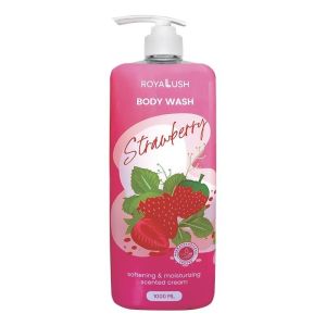 Perawatan Tubuh / Sabun Mandi Watsons Royalush Body Wash Peach Lavender Strawberry 1000 ml