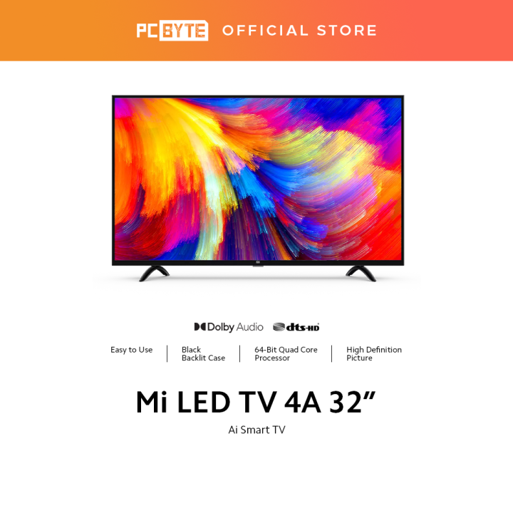 Xiaomi Mi LED TV 4A 32" - AI Smart Television | Lazada