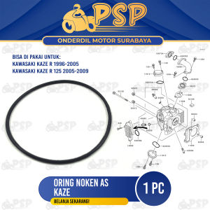 Oring Noken As Kaze (Harga 1 PC) - O Ring Karet Seal Sil Tutup Keteng Kawasaki Blitz Kaze R