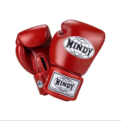 [SG Stock] Windy BGVH Muay Thai Gloves Boxing Gloves | Premium Leather | Red Color