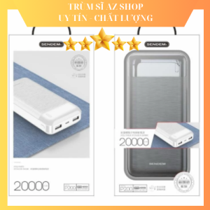 Sạc Dự Phòng SENDEM P200 20.000mAh – Lựa Chọn Hoàn Hảo Cho Chuyến Đi Dài