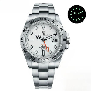 Pagani Design 2026 New Mens Diver Watch 42mm Sapphire Automatic Mechanical GMT Watch 100m Waterproof PD1682