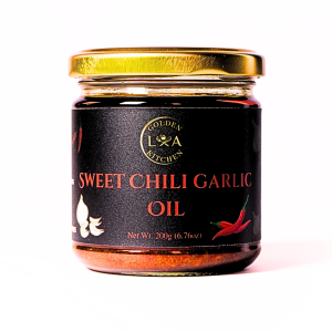 Golden L.A Kitchen Sweet Chili Garlic Oil 200mL Healthy Choice Sauce Spicy Sauce | Chili Garlic Sauce