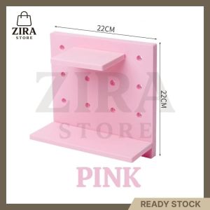 DIY Wall Shelf Rack Pegboard Hole Hardboard Perforated Board Wall Mount Storage Display Combination Easy Install Garage