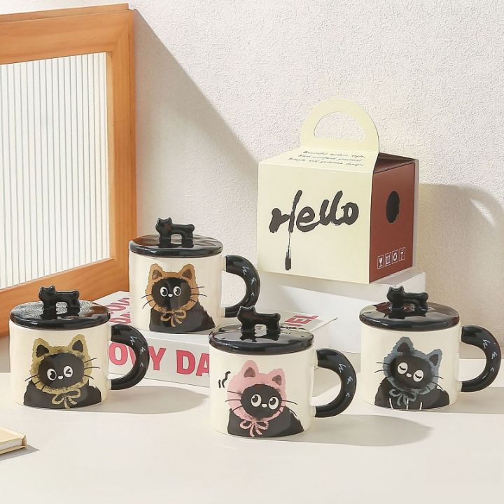 360ML Cute Style Ceramic Coffee Cups Can Be Used As A Breakfast Milk