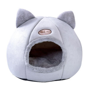 Washable Cartoon Pet Sleeping Bed for Cat Dog House Cat Bed Cat Dog House Sleeping Bed Detachable and Portable