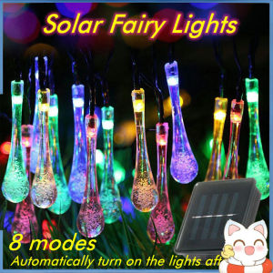 Outdoor Christmas Solar Lamp String Lights 20/30/50/100 LEDs Fairy Holiday Christmas Party Garland 太阳能灯