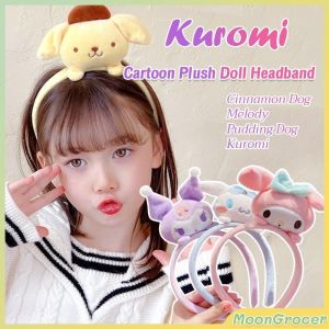 M.Grocer. Kuromi Cartoon Plush Doll Headband Cute Fluffy Sanrio Cartoon Toy
