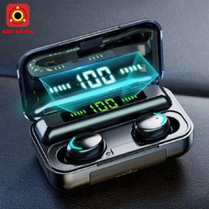 Tai nghe F9 5C phiên bản mới bluetooth 5.3 tăng giảm âm lượng đàm thoại trực tiếp - Tặng nút tai nghe thay thế