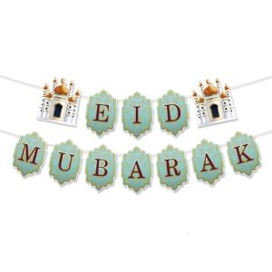 Middle Eastern Festival Hanging Banners Paper Garlands for Weddings and Parties Handmade Party Hanging Ornament