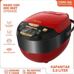 Yong Ma Rice Cooker Digital/ Magic Com Digital 2 Liter 3 in 1 - SMC8027 - FREE ONGKIR Jabodetabek