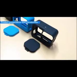 (HD1)Silicone Case Battery Side Cover Cover Screen Protector Lanyard Kit For GoPro Hero13/12/11/10/9 Black