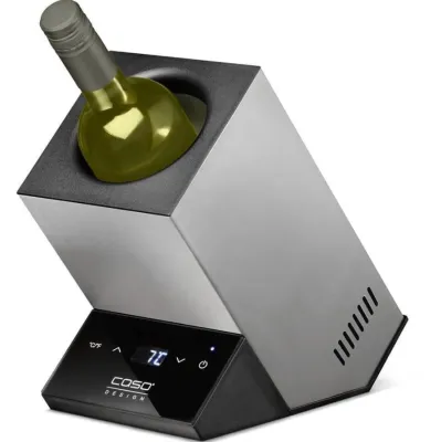Tủ Rượu Để Bàn Caso Winecase One Máy Ướp Lạnh Rượu Vang Tủ Ủ Rượu Cao Cấp Chất Liệu Thép Không Gỉ Điều Khiển Cảm Ứng Nhập Đức BH 12 Tháng