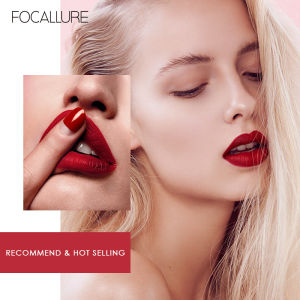 FOCALLURE ลิปสติก กันน้ำติดทนนาน สีสวยธรรมชาติแมท ลิปสติกเหลวเครื่องสำอางค์ราคาถูกสุด