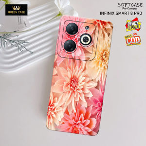 Case Infinix Smart 8 / 8 Pro / 8 Plus / Itel P55 NFC 4G / Tecno Spark 20 / 20c / Spark Go 2024 Terbaru - Fashion Case BUNGA - Casing  - Case Lentur & Tebal - Case Lucu  - Softcase - Hardcase - Aksesoris Handphone - Pelindung Hp - Case Murah - Silikon - Ke
