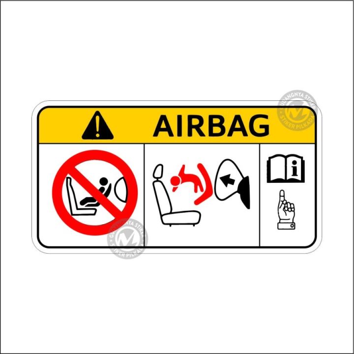 STIKER VINYL AIRBAG SIGN | Lazada Indonesia