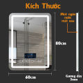Gương Đèn LED Chữ Nhật Cảm Ứng Thông Minh Treo Tường Nhà Tắm, Phòng Ngủ Legaxi. 