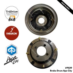 Piaggio Ape City Brake Drum Assembly Complete - B042438
