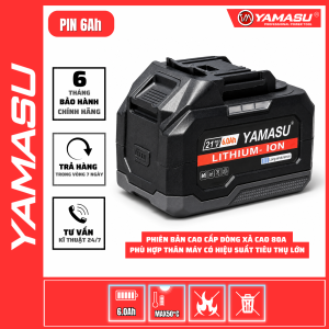 Phụ Kiện Pin Sạc YAMASU Chân 21V Phổ Thông 6Ah 4.5Ah Chính Hãng