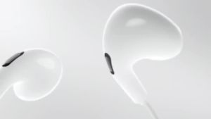 (HD1)3.5mm In-Ear Volume Control with Microphone Universal for Daily Use Travel Online Class