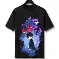 Hot sales Kaos Distro Solo Leveling Premium - Baju Atasan Sablon Pria Wanita Warna Hitam Putih Ukuran keren S-5XL. 