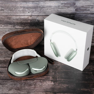 CONTACTS Retro Protector Cases for Apple Airpods Max Leather Shield Case Shockproof Cover Earphone Air Pods Max Box Bags Handbag Cover Suitable For Sony WH1000XM3/4