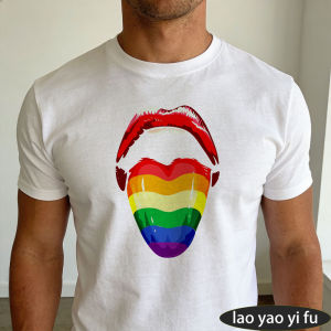 [Local Stock] HBESTY  Repeated Aperol Orange Cocktail Brush Font Men Summer Cotton T Shirt Classic Drink Bar Casual Daily Top