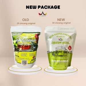 100% DAUN TEH SANNA SENNA 25 UNCANG TEA SENNA TEA SANNA