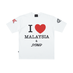 Stoned EOT : I Love Malaysia Tee White