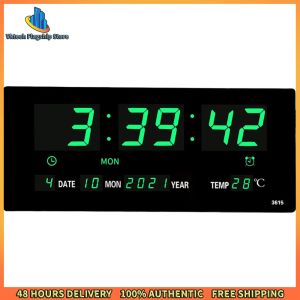 Vktech Colorful Digital Alarm Clock with Temperature and Date Display for Home Office and Bedroom Stylish Decor
