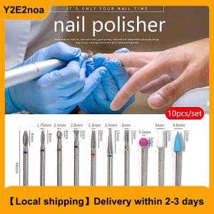【Local shipping】 10pcs Nail Drill Bit Rotary Electric Milling Cutters For Pedicure Manicure Files Cuticle Burr Nail Tools Accessories