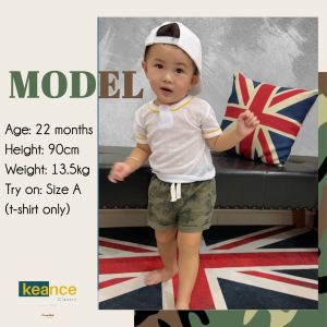 Baby Eyelet Tshirt - Colorful Little Sleeve or Short Sleeve, or White Short Sleeve (Random Color) - 1-7 Years Old Kids Eyelet Tee