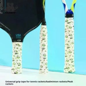 OUREAL 1.2M Badminton Handle Wrap Tape Cartoon PU Tennis Racket Grip Tape  Anti-slip Fishing Rod Sweatband Outdoor Sports
