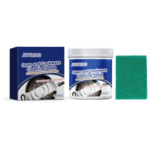 Jaysuing Stainless Steel Cleaner Pot Rust Cleaning Cream Paste for Appliances Kitchen cleaning paste washing cleaner Steel Cleaner Pot Rust Cleaning Cream bottom pot strong scale cream detergent Cookware Cleaner (100g)