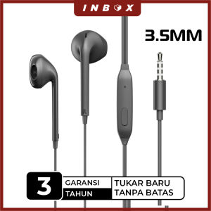 INBOX HT-02 Earphone 3.5mm Stereo Clear Sound Bass Microphone Headphone Headset