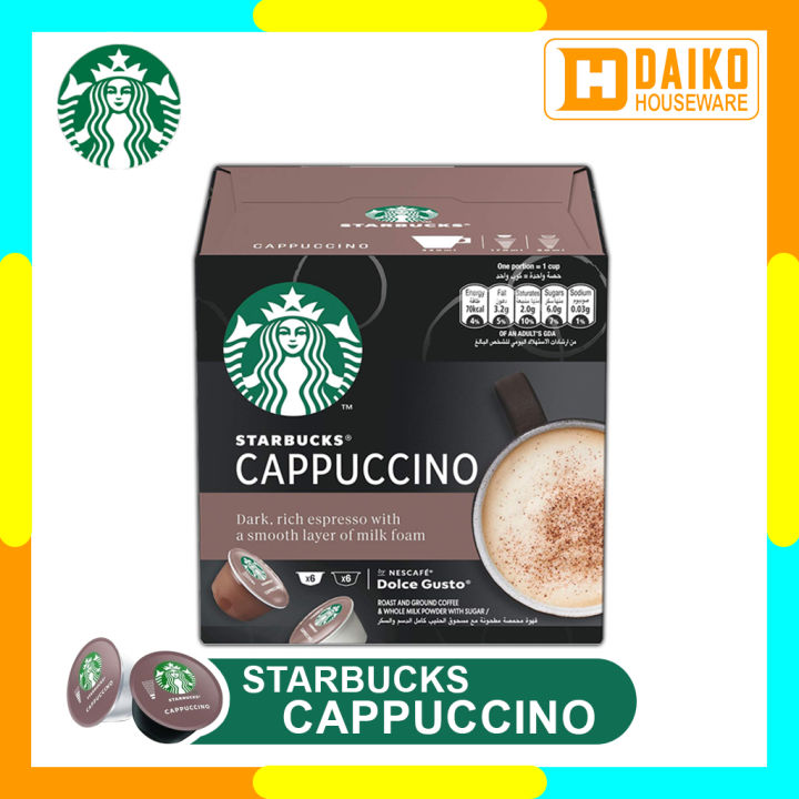 Starbucks Capsule bY Nescafe Dolce Gusto NDG Cappuccino Original