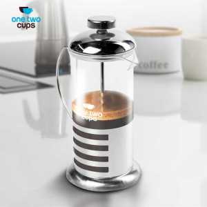 One Two Cups Teko Kopi French Press Coffee Maker Pot 350ml - KG72I