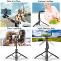 TNW L16/L18 Wireless Selfie Stick Tripod Stand Bluetooth Monopod Foldable with 1/4 Adapter for Gopro DSLR Cameras Phones. 