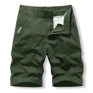 Quần Short Nam Mùa Hè Thương Hiệu Thời Trang ins Quần Đi Làm Thường Ngày 100% Cotton Giặt Nước Quần Năm Phân Thể Thao Mỏng Rộng Rãi Quần Lửng