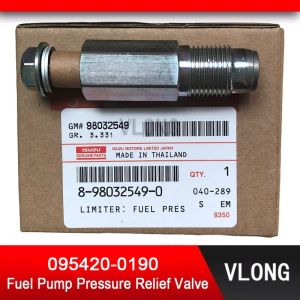 095420-0190 Original New Truck Fuel Pump Relief Limiter Pressure Valve Common Rail Pressure Relief Valve For ISUZU 4HK1 6HK1 NPR