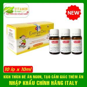 Siro ăn ngon Buona Energia Oro giúp bé thèm ăn tự nhiên tăng cường tiêu hóa | Nhập khẩu chính hãng từ Ý